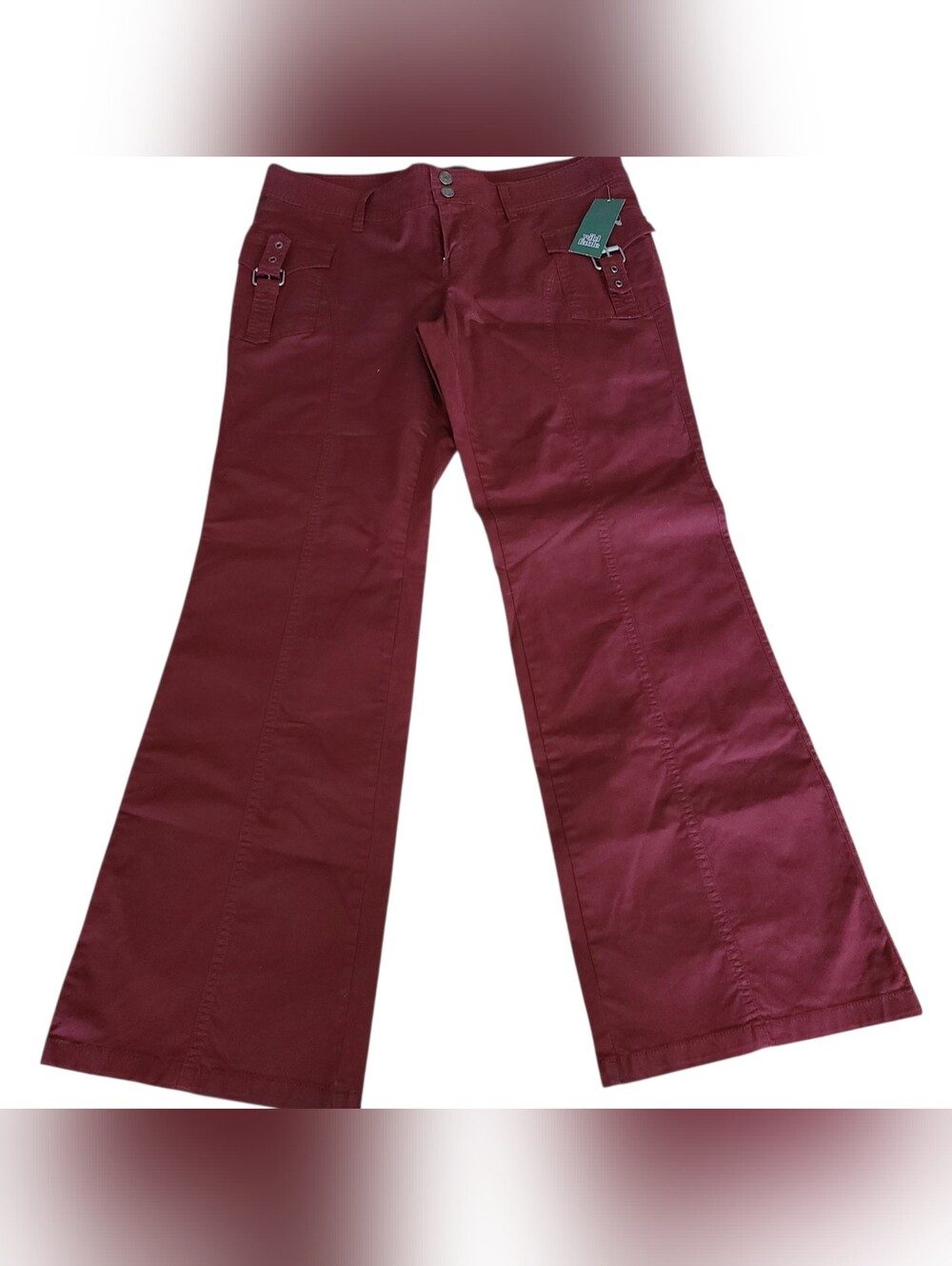 WILD FABLE | BURGUNDY | BOOT CUT PANTS | SIZE LARGE - Picture 2 of 11